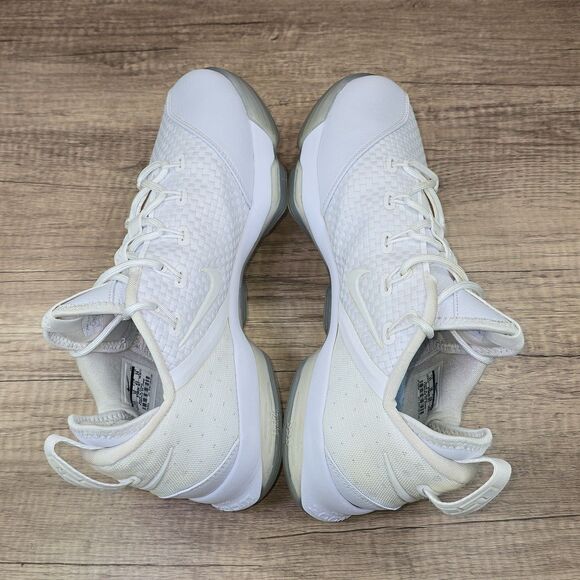 Nike Lebron XIV 14 Low Men's Size 11 White Basketball Sneakers (878636-101) - Picture 6 of 9